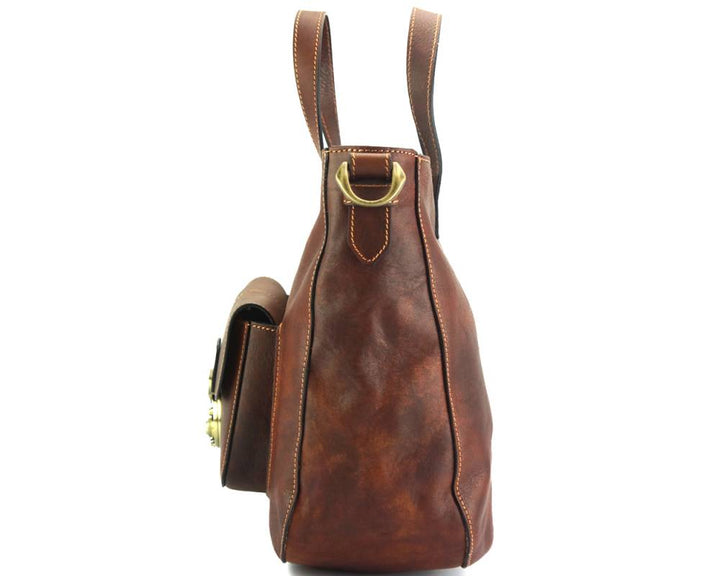 Dinah | Latch Accent Tote | Shoulder or Crossbody Bag