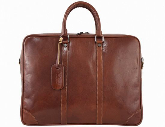 Vera Pelle Leather Briefcase orders