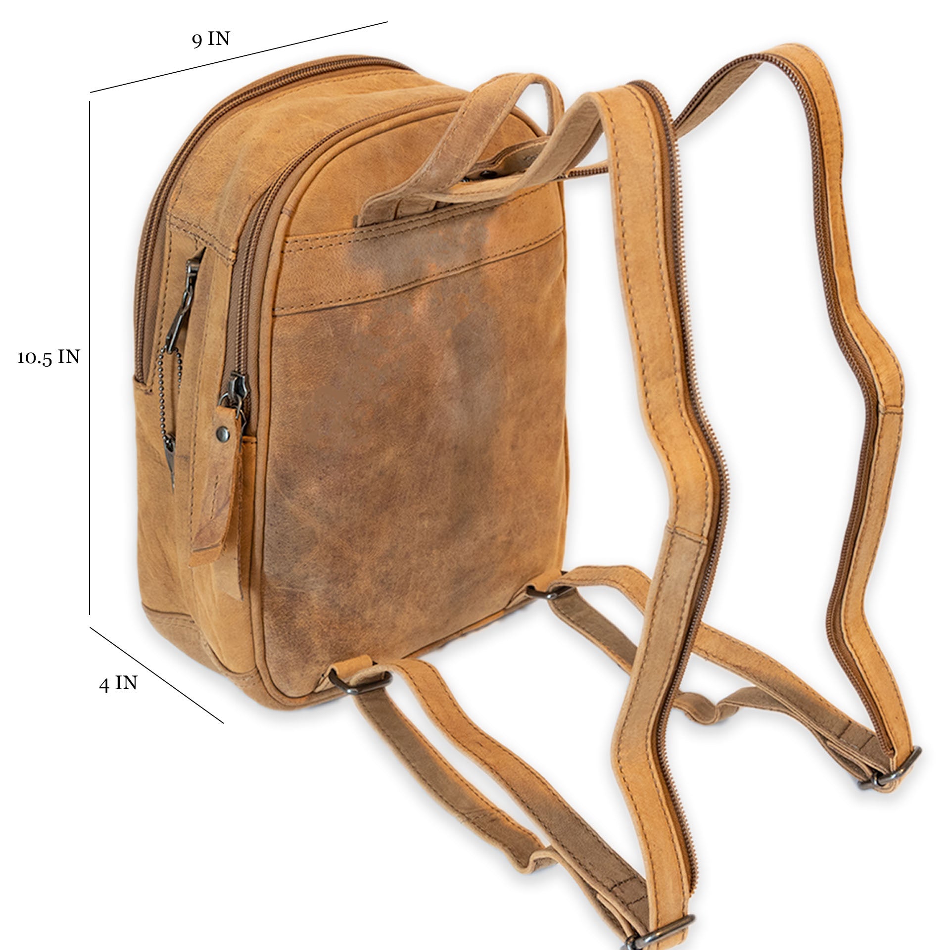 Daisy Leather Concealed Carry Backpack or Sling Hair On Cowhide Ac Cobblestone Shoppes